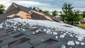 hail damaged roof