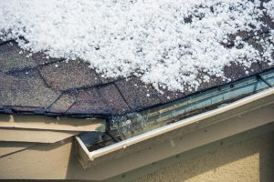 Residential roof inspection for hail damage